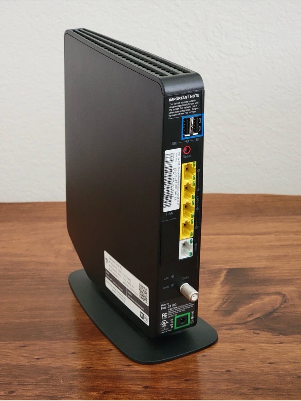 Verizon Fios Wireless Router G1100 - Picture 2 of 5